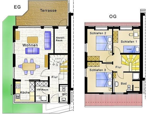 Kapitaenshaus Tordalk Mit 3 Schlafzimmern * Norderney